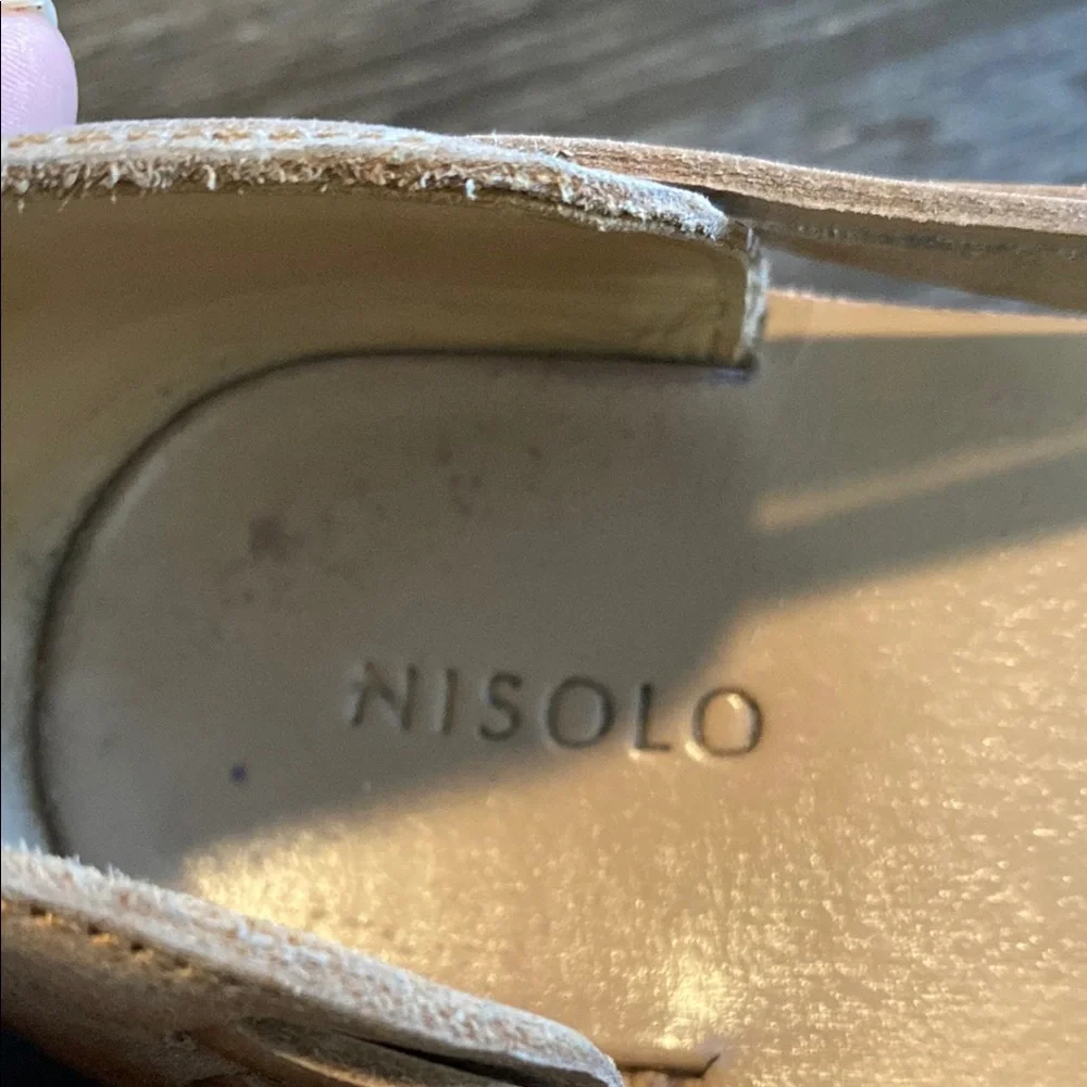 Women's Tan Leather Loafers - Picture 4 of 14